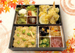 画像をギャラリービューアに読み込む, 9月〜【秋のにぎわい弁当】豆ご飯と海老＆季節野菜の天麩羅
