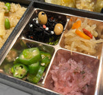 画像をギャラリービューアに読み込む, 9月〜【秋のにぎわい弁当】豆ご飯と海老＆季節野菜の天麩羅
